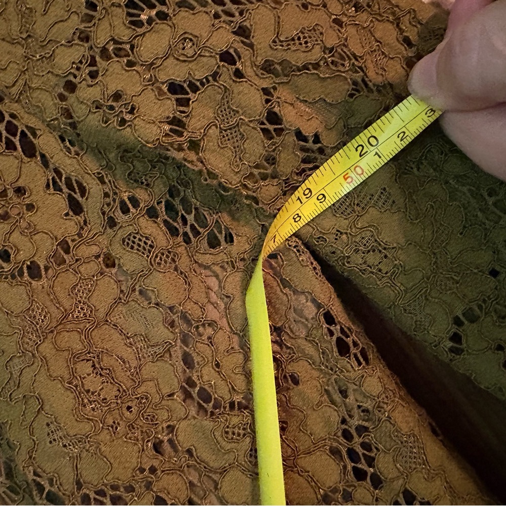 J. Crew Olive Lace Top 12T - Picture 5 of 9